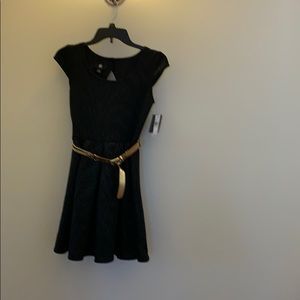 Iz Byer Belted Dress